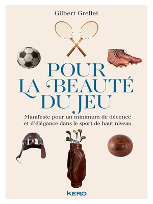 cover image of Pour la beauté du jeu
